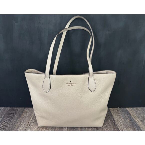 Kate Spade New York Leather Tote Bag - Picture 2 of 12